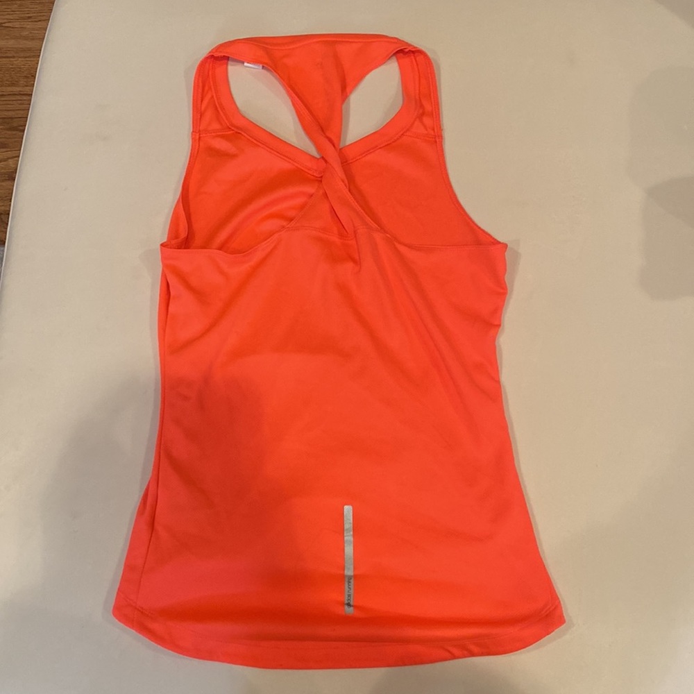 Neon Pink Addidas Racerback Tank - Picture 4 of 5
